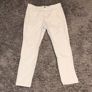 Men's White and blue Casual Pants